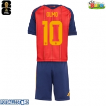 Spania Dani Olmo #10 Hjemmedraktsett Barn VM 2026 Kortermet (+ Korte bukser)